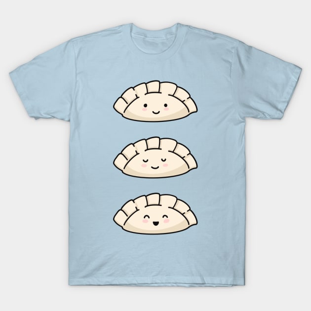 Three Cute Dumplings T-Shirt by Ratatosk